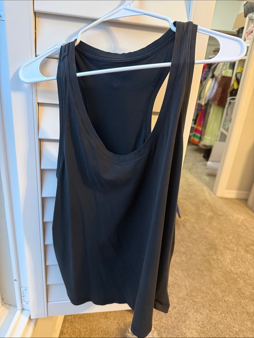lululemon athletica Black Racerback Training Tank